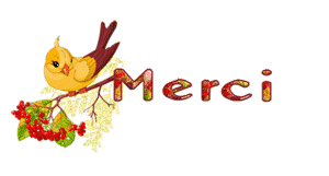 Gif animé merci oiseaux